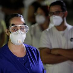 Familiares de pacientes con coronavirus entran a la fuerza al Hospital Las Américas