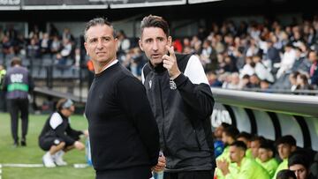 Jandro, en el choque ante el CD Castellón.