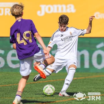 Duarte, jugador del Real Madrid Sub-13.