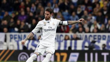 Sergio Ramos durante el encuentro entre Real Madrid y Las Palmas del pasado mi&eacute;rcoles.