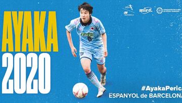 Ayaka ficha por el Espanyol Femenino.