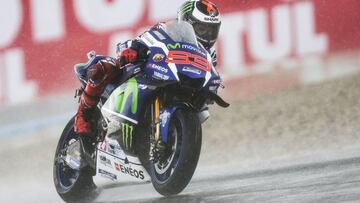 Lorenzo sufri&oacute; en Assen