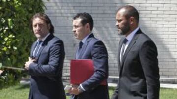 Amadeo Salvo, con Rufete y Nuno.