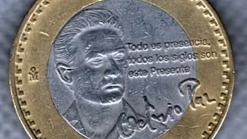 La moneda de Octavio Paz que se vende en 300 mil pesos