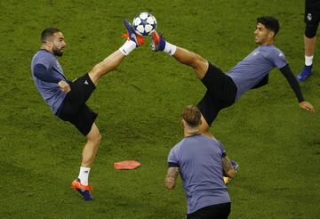 Dani Carvajal y Marco Asensio.