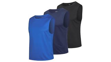 La camiseta de tirantes de secado rápido para hombre ideal para entrenar