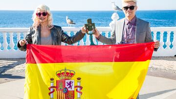 El grupo Nebulossa posa tras ganar el Benidorm Fest 2024, en el Mirador del Castillo, a 4 de febrero de 2024, en Benidorm, Alicante, Comunidad Valenciana (España). La formación Nebulossa ha sido elegida, con su canción ‘Zorra’, entre 16 aspirantes en el concurso que organiza Radiotelevisión Española (RTVE) cada año para elegir al artista y la canción que representará a España en el Festival de Eurovisión 2024. La 68ª edición de Eurovisión tiene lugar en Malmö el próximo mes de mayo.
04 FEBRERO 2024;BENIDORM FEST;GANADOR;EUROVISIÓN;MÚSICA;CANCIÓN;RTVE
Joaquín P. Reina / Europa Press
04/02/2024