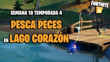 ¿Dónde está el Lago Corazón en Fortnite Temporada 4?