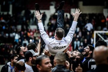 El seleccionador de Jordania Joseph Anthony Stiebing. 