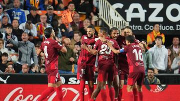 Celebración sevillista.