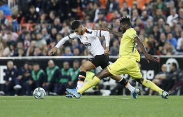 Esquerdo, en su debut con el Valencia.