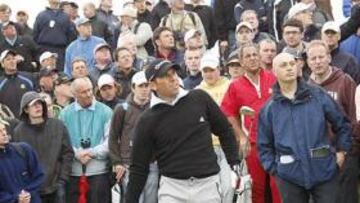 <strong>BUEN ARRANQUE.</strong> Sergio García salvó con buena nota la primera jornada del Open Británico, marcada por las malas condiciones metereológicas.