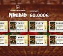 Quintos premios Lotería de Navidad