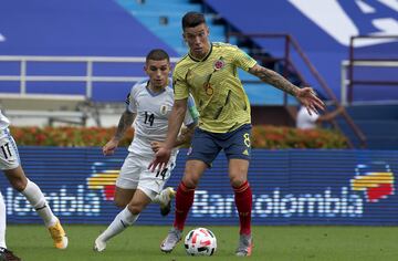 65 minutos en cancha estuvo el volante mixto en el juego ante Uruguay en el Metropolitano