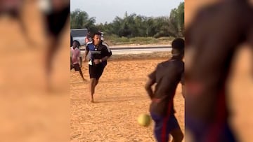 Así fue el reencuentro con su ascendencia.