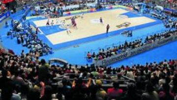 <b>MÁXIMA EXPECTACIÓN. </b>El Palacio Vistalegre se llenará mañana para el tercer duelo de cuartos entre el Real Madrid y el Regal Barcelona.