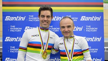 Ten y Cabello, campeones del mundo en el kilómetro contrarreloj.