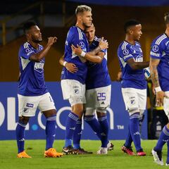 Millonarios hace la tarea: vence a Chicó en El Campín y es líder