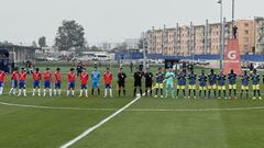 Selección Colombia Sub 17 en amistoso en Chile