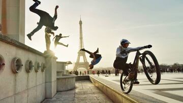 The FrenchFreerun Family vs Fabio Wibmer en Par&iacute;s.