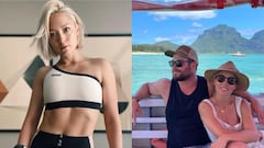 Imagen de Pom Klementieff, Chris Hemsworth y Elsa Pataky.