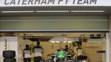 Caterham subastará sus bienes.