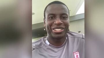 Adrián Ramos da su parte médico