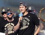 Shohei Ohtani durante el festejo de Dodgers: “Estoy listo para ganar otro anillo”