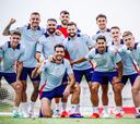 El entrenamiento de la Selección tras conocer la lista definitiva