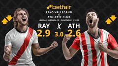 Rayo Vallecano vs. Athletic Club: horario, TV, pronósticos, estadísticas y clasificación