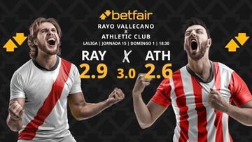Rayo Vallecano vs. Athletic Club: horario, TV, pronósticos, estadísticas y clasificación