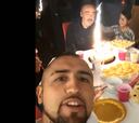 Vidal mostró cómo le celebra el cumpleaños a ex PF albo