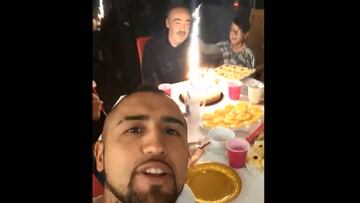 Vidal mostró cómo le celebra el cumpleaños a ex PF albo