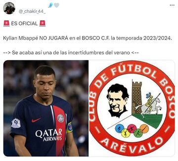 El cachondeo en Twitter con “Kylian Mbappé NO JUGARÁ”