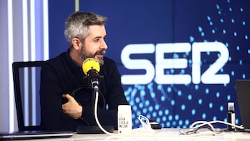 Dani Garrido, en los estudios de la Cadena SER en Madrid.