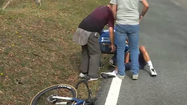 Landa se retira y expulsan al chófer del coche médico implicado en su caída