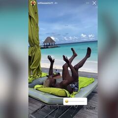 Iñaki Williams triunfa en Instagram con este vídeo en una playa paradisíaca