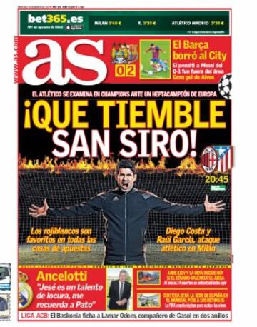 Las portadas de AS de febrero