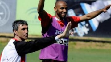 <b>MOTIVADO. </b>Kanouté, confiado en conseguir los objetivos de aquí al final de temporada.