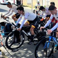 Undécima plaza para la Selección Española en la crono por equipos