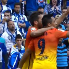 David Villa deja el fútbol: el día que creó un golazo con Alexis