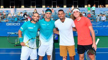 Cabal y Farah pasan a cuartos en los 500 atp de Washington