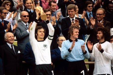 What teams did Franz Beckenbauer play for? What was his position?