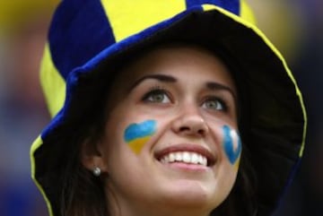 The beautiful game spills into the stands of the Euro 2016 venues