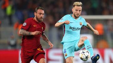 Rakitic fractured finger against Roma, Barça confirm
