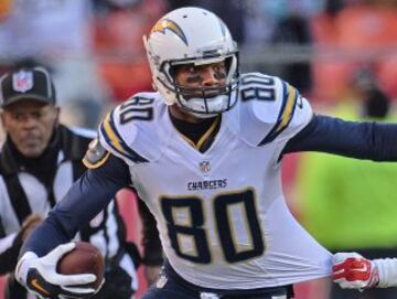 El receptor estuvo desde el 2004 con los Cargadores de San Diego, donde finaliz¨® con 5 mil 550 yardas y 34 touchdowns.