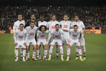 El once inicial del Eibar.