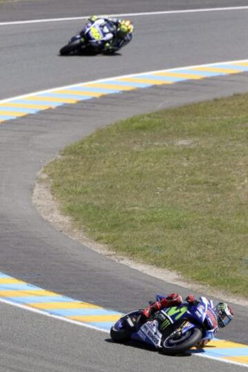 Jorge Lorenzo y Valentino Rossi.