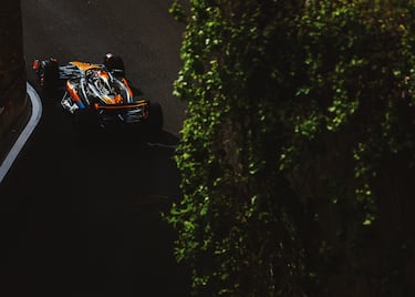 Oscar Piastri durante el Gran Premio de Azerbaiyán.