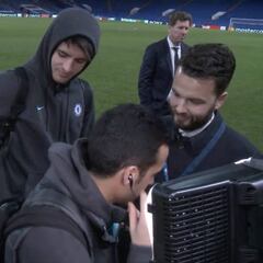 La broma de Morata a Pedro: ¡casi se tiene que volver andando!